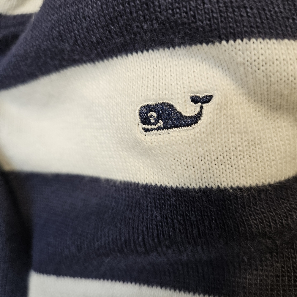 Vineyard Vines 100% Cotton Striped Lightweight Sweater Size Large - Picture 7 of 11